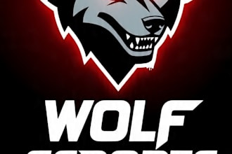 design a modern esports mascot logo for gaming twitch youtube