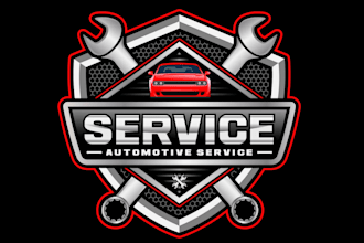 design modern automotive auto detailing auto repair and auto parts logo