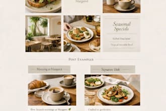 create modern instagram content templates