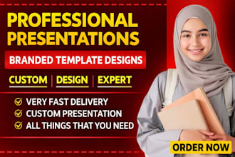 design, redesign, and improve professional powerpoint presentations