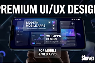 design premium glassmorphism and dark mode app UI UX