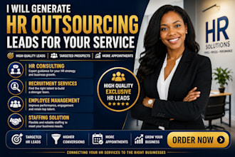 generate HR outsourcing leads for your service, HR consulting, recruitment