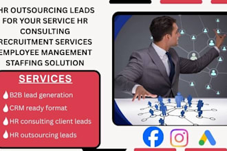 generate HR outsourcing leads for your service, HR consulting, recruitment