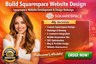 build squarespace website design squarespace webiste development design redesign