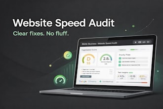 audit your website speed and performance