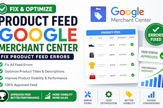 fix and optimize product feed google merchant center fix product feed errors