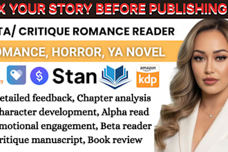 be a romance beta reader, dark critique romance beta reader, horror beta reader