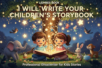 write ghostwrite your childrens storybook picture children story book writer