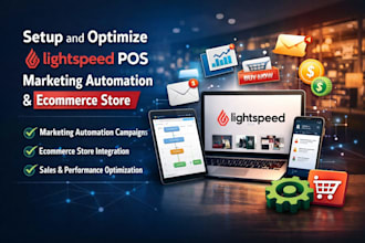 setup and optimize lightspeed pos marketing automation and ecommerce store