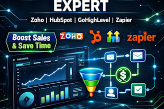 automate your crm with zoho hubspot gohighlevel zapier workflows