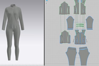 3d garment 3d design in clo3d and marvelous designer for 3d fashion apparel