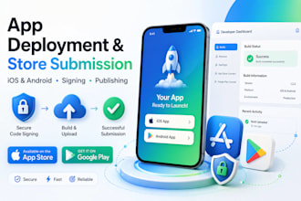publish your app to app store and google play with eas build