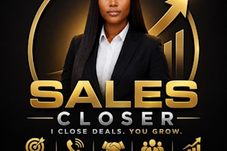 be your commission based sales closer, high ticket sales, linkedln leads agents