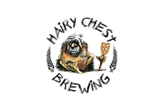 design awesome bar brewing hairy chest logo