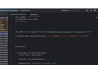 help data analysis and visualization using python