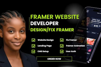do framer developer framer website developer fix framer website development fix