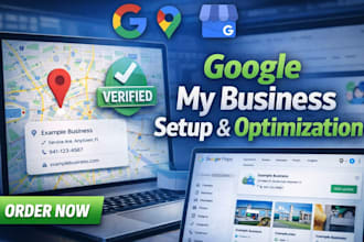 create gmb, verify, and optimize your google my business profile