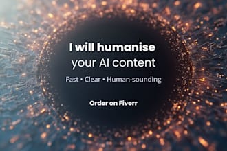 edit and humanise ai generated content