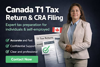 prepare your canada t1 tax return and cra filing