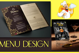 creative awesome restaurant menu food menu