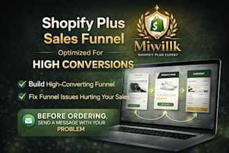 setup shopify plus sales funnel to boost conversions for real sales