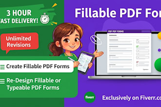 convert your document into a professional, fillable PDF form