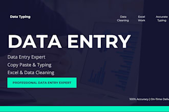 do fast data entry pdf to excel typing work