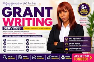 research grants and grant proposals and for nonprofits