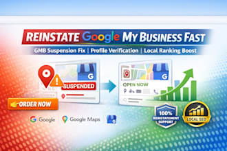 reinstate suspended gmb setup google my business  gmb profile verification