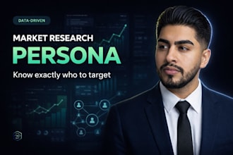 develop market research and customer profile for your brand