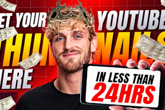 design professional thumbnails like mr beast in 24hrs