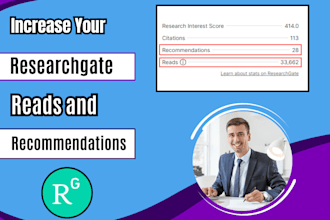 improve your research gate stat, impact factor and citations