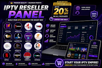 deliver reseller panel, strong 8k ,dream4k,trex, lion ott, b1g,mega ott,4k ott,
