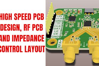do high speed pcb design, rf pcb and impedance control layout