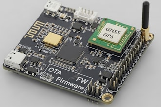 embedded esp32 modular ultrathin wearable iot tracker gnss gps lte ota firmware