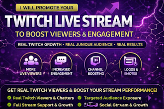 promote your twitch live stream to boost viewers and engagement