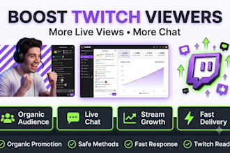 promote your twitch live stream to boost viewers and engagement