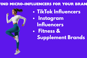 find micro influencers on tiktok and instagram for supplement promotion