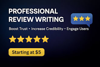 write professional user feedback and testimonial content for your product