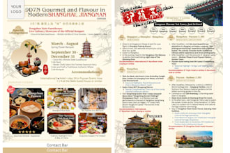 design bilingual travel flyers and event marketing materials