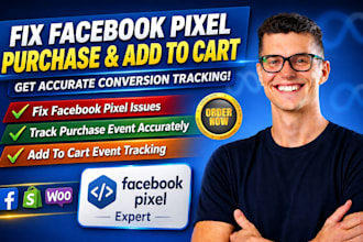 fix facebook pixel purchase conversion tracking and add to cart event tracking