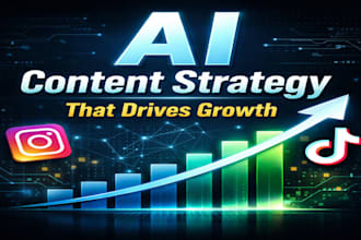create an ai powered content strategy, content  strategy, manage social media