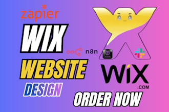 design and redesign elegant wix website, wix website design