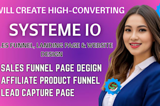 setup io sales funnel automation systeme io website landing page expert