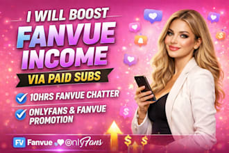 fanvue promotion hit new paying subs fanvue  promotion fanvue chatter management