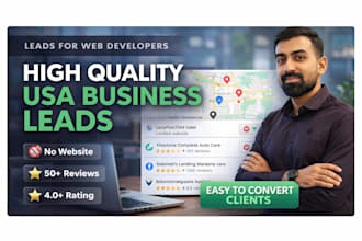 provide targeted USA business leads for web developers and agencies
