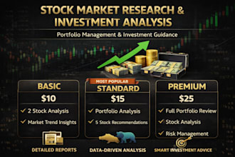 do stock market research and investment guidance