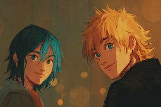draw oc or fanart in anime style