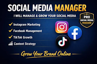 manage and grow your social media professionally