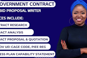 win government contract, bid proposal rfp rfq government contract writing